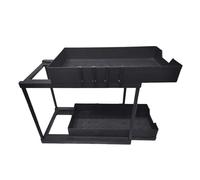 MALSSE Versatile mensola estraibile per armadio con robusti cestini e supporti per accessori per la casa forniture da cucina per organizzare organizzatori di disordine della cucina