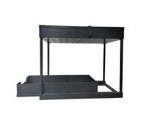 MALSSE Versatile mensola estraibile per armadio con robusti cestini e supporti per accessori per la casa forniture da cucina per organizzare organizzatori di disordine della cucina