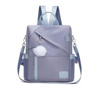 MALSSE Zaino da donna multiuso antifurto borsa a tracolla da donna impermeabile versatile zaino da viaggio comodo spallacci, Viola