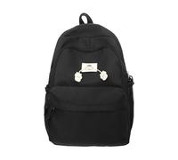 MALSSE Zaino da scuola da donna alla moda e funzionale con tracolla regolabile adatto per lo shopping e l'ufficio zaino scolastico per ragazze, Nero