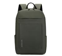 MALSSE Zaino di grande capacità con spallacci regolabili Zaino per computer resistente all'acqua con custodia per laptop Casual Outdoor Daypack, Verde militare