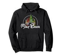 Malt Beer Shirt, Idea Regalo Unica Funny Birra Parodia Felpa con Cappuccio