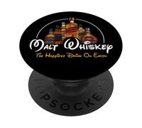 Malt Whiskey - The Happiest Drink On Earth - Parodia PopSockets PopGrip Adesivo