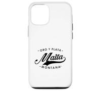 Malta Montana Oro Y Plata State Motto per uomo donna. Custodia per iPhone 12/12 Pro