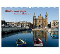 Malta und Gozo, Perlen im Mittelmeer (Wandkalender 2027 DIN A3 quer), CALVENDO M
