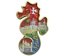 Malta Viaggio Souvenir 3D Magnete Frigorifero Attrazioni Città Frigorifero Magneti Decorativi Tre Dimensionali Casa Cucina Decorazione