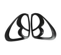 MALTAY Fari Posteriori LED Per Mitsubishi L200 Per Triton 2006-2014 ABS Cromato Nero Coprifaro Posteriore Accessori Cofano Fanale Ricambi Auto Pick Up(BLACK 1 Pair)