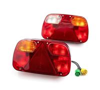 MALTAY Indicatori Di Direzione Dinamici Nello Specchietto 1 Set 12V Fanale Posteriore Rimorchio Stop Freno Fendinebbia Lampada Segnalazione Cablaggio Cavo A 5 Conduttori Camion Furgone