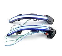 MALTAY Indicatori Di Direzione Dinamici Nello Specchietto Indicatore Direzione Dinamico A LED, Per Golf 8, Per MK8, A Specchio Sequenziale 2020-2021(Blue and yellow)