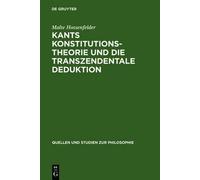 Malte Hossenfel Kants Konstitutionstheorie und die Transzende (Copertina rigida)