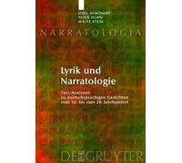 Malte Stein Jörg Schönert Peter Hühn Lyrik Und Narratologie (Copertina rigida)