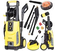 MalTec 5901924225294 - Idropulitrice ML3.360 | Alta pressione 360 BAR | Turbo Lancia | Flusso regolabile | Ottone | Motore a induzione | Schiuma | patio | Tubo da 5 m