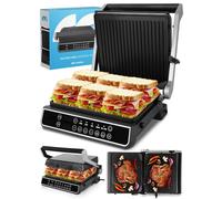 MalTec Grill elettrico SM5000W-PRO pieghevole per panini 2500W