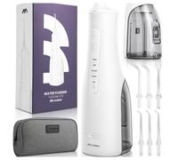 Idropulsore dentale senza fili IPX7 con 6 ugelli, capacità 300 ml
