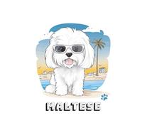 Maltese: College-Ruled Notebook for Dog Lovers - 100 Pages of Charm and Elegance Inspired by the Maltese Breed