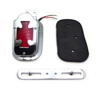 Maltese Croce Coda Luce per Harley Metallo Croce Luce Freno