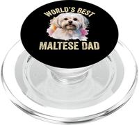 Maltese Dad Adorabile Amanti dei Cani Maltese Daddy PopSockets PopGrip per MagSafe