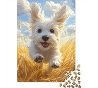 Maltese Dog Puzzle 1000 Pezzi Per Collezionisti, Mindfulness Attiva, Progetto Condiviso, Elemento Stilistico 1000pcs (75x50cm)