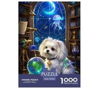 Maltese Puppy Jigsaw Puzzle Impossibili 1000 Pezzi Decorazione Per La Casa. Rilassamento E Intelligence Per Adulti E Ragazzi Da 14 Anni 70x50cm/1000pcs