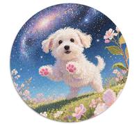 Maltese Puzzle 1000 Pezzi Per Adulti Cute Pet Dog Puzzle Impegnativo E Difficile Per Straordinario Puzzle Per Gioco Familiare Regalo Per Amore E Amico Decorazione Della Famiglia 1000pcs (67.5x67.5cm)