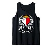 Maltese Queen Malta Flag Proud Maltese Woman Canotta