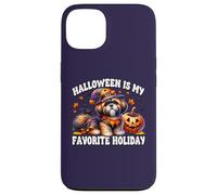 Maltese Shih Tzu Graphic Halloween Is My Favorite Holiday Custodia per iPhone 13