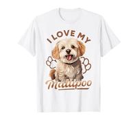 Maltipoo Cane Razza Pet Mama di un viziato Rotten Maltipoo Maglietta