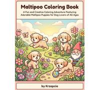 Maltipoo Coloring Book: Cute & Curly Maltipoo Dogs Coloring Pages for Dog Lovers