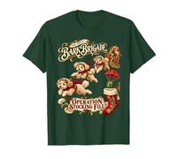 Maltipoo Dog Moodle Vintage Christmas Maglietta