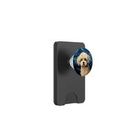 Maltipoo Dog Notte stellata Van Gogh Amante dell'arte PopSockets PopWallet per MagSafe