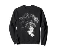 Maltipoo - Ritratto di Cane con Volto di Maltipoo Felpa