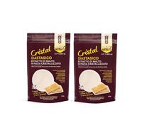 Malto Attivo, Box da 2 Confezioni di Cristal Diastasico 175g, Estratto di Malto Cristallizzato ad Elevato Potere Diastasico, Ideale per Panificazione, 5.000 Unità Pollak, Made in Italy.