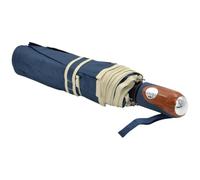 Malu Shoes Ombrello Pieghevole Pioggia da Viaggio Antivento - Ombrelli Portatile Unisex Doppio Baldacchino Ventilato, Automatico Apri Chiudi, 9 ossa Rivestimento in 210T Apertura 102 cm (BLU)