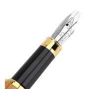 Malufain Penna Stilografica per Calligrafia con Punta Larga e Riempitivo | Scrittura Gotica, Caratteri Arabi, Caratteri Corsivi, Compensato di bambù, Pennini da 0,7 a 2,9 Mm, Serbatoio Inchiostro a