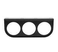 Malufain Supporto per Montaggio Indicatore 3 Fori per Cruscotto Auto da | Costruzione in Ferro, Utilizzo del Cruscotto, Staffa per Pannello Strumenti da 52mm 2 Pollici, Montaggio a Tre Fori,