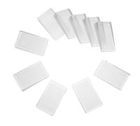 MALUGOGO 10 Pezzi Spessori per Mobili in Pvc Trasparente Cuneo per Livellare Gambe di Tavolo e Divano, Facile Installazione per Pavimenti Irregolari e Regolazione Stabile