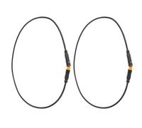 MALUGOGO 2 Pezzi Cavo di Prolunga Elettrico Nero Connettori Maschio e Femmina, Compatibile Barche e Camion, Materiale Abs e Lega, Adatto per Uso Domestico e Industriale