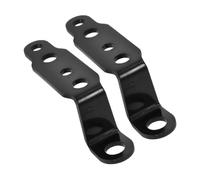 MALUGOGO 2 Pezzi Supporto Indicatori Direzionali Nero in Alluminio | Veicoli a Due Ruote e Scooter, Installazione Rapida, Resistente alle Intemperie, City Commuting