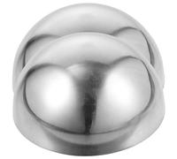 MALUGOGO 2 sfere in acciaio inox lucido a forma di semisfero cavo, a specchio, sfere decorative per esterni, riflettenti, per casa, patio