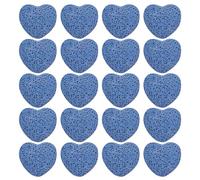 MALUGOGO 20 Pezzi Diffusore senza e Forma Lavica di Essenziali a Oli in di Cuore, Portatile Batterie, Colore Blu, per Auto Quotidiano