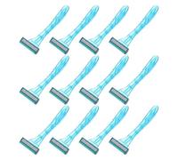 MALUGOGO 20 Rasoi Usa e Getta per Uomo e Donna, Depilatore per Corpo Portatile, Kit Igienico per Viaggi e Hotel, Rasoio Monouso Versatile per Barba e Pelle, Confezione 20 Pezzi