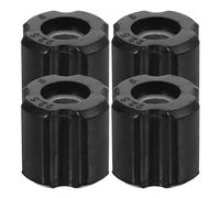 MALUGOGO 4pezzi Boccole Ricambio per Cuscinetti Tagliaerba e Decespugliatore Nero Diametro Esterno Adatto Tubo Alluminio Kit Sostituzione Assale Anteriore
