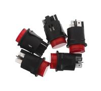 MALUGOGO 5 Pezzi Interruttore di Avvio per Macchinina Elettrica, Pulsante di Accensione Facile da Usare, Resistente in Metallo e Plastica 4.00x3.50x2.50cm, per Parchi e Riparazioni