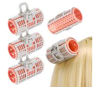 MALUGOGO 6 Pezzi Clip Arricciacapelli per Styling Chioma Naturali, Set in Abs e Pe, per Acconciature Fai da Te e Design Chioma Ricci senza Danni