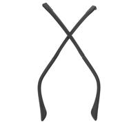 MALUGOGO Aste di Ricambio per Occhiali Nere Leggere Design Ergonomico Antipressione, Adatte a Occhiali da Sole e Vista per Uomo e Donna