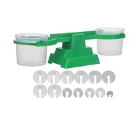 MALUGOGO Bilancia portatile compatta con pesi per esperimenti di matematica e uso in cucina, bilancia accurata per la scienza cucina domestica e misurazioni dei gioielli