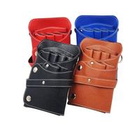 MALUGOGO Borsa Nera in Pu Multifunzionale per Taglio Capelli Porta Forbici e Pettine per Salone di Bellezza Professionale