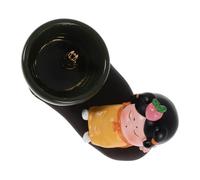 MALUGOGO Bruciatore di incenso vintage in ceramica, per ufficio, camera da letto, yoga, relax, fatto a mano, cinese, per aromaterapia, compatibile con incenso a bobina
