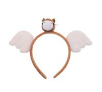 MALUGOGO Cerchietto per capelli per l'anno 2026, con ali marroni, accessorio per feste cosplay e feste di Capodanno e festività