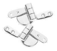 MALUGOGO Cerniera Facile da Installare Regolabile Sedile Wc per in Inossidabile Argento Accessori a Vite Set di Ricambio per Copriwater